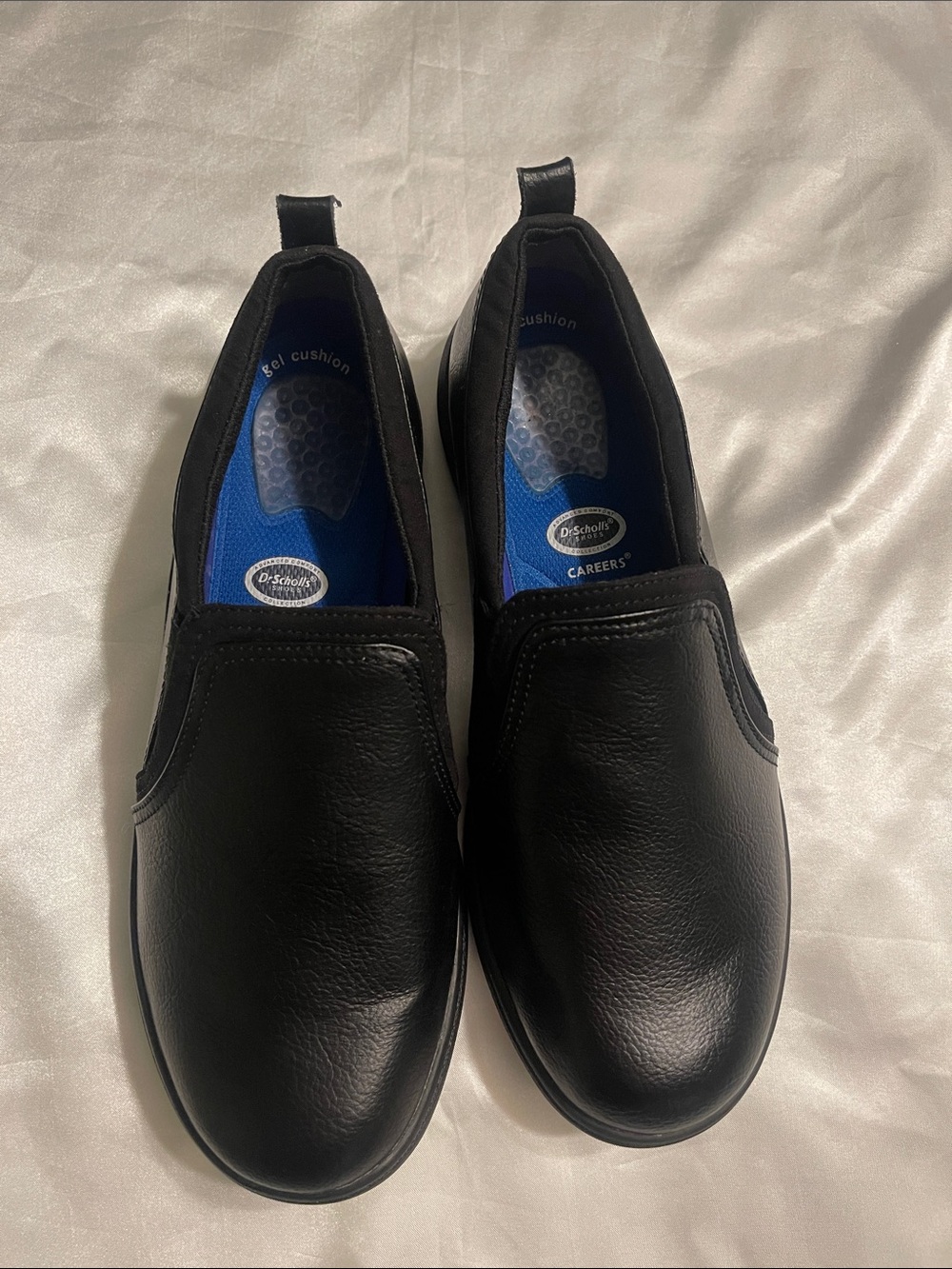 Dr. Scholl's Black Slip-On Gel Cushion Work Loafers